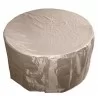 AZ Patio Heaters Round Fire Pit Cover - Front Top Angle - AZ Patio Heaters Round Fire Pit Cover - Front Top Angle