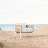 Azzurro Living Hampton Club Chair With Polar Cushion and Onyx All-Weather Wicker - Lifestyle