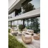 Cane-Line Nest Footstool, Small,  outdoor view - Cane-Line Nest Footstool, Small,  outdoor view