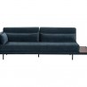 Sunpan Kalani Sofa in Danny Nasty Blue - Front Angle