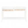 Essentials For Living Holland 2-Drawer Console Table - Front with Opened Drawers