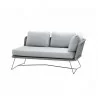 Cane-Line Horizon 2-Seater Sofa, Left Module White - Cane-Line Horizon 2-Seater Sofa, Left Module White