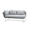 Cane-Line Horizon 2-Seater Sofa, White