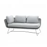 Cane-Line Horizon 2-Seater Sofa, White - Cane-Line Horizon 2-Seater Sofa, White