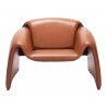 Horten Accent Chair Brown - Front View