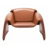 Horten Accent Chair Brown - Front View - Horten Accent Chair Brown - Front View