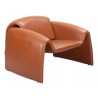Horten Accent Chair Brown - Angled 2