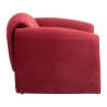 Zuo Modern Horten Accent Chair in Red - Side View
