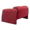 Zuo Modern Horten Accent Chair in Red - Back Angled View - Zuo Modern Horten Accent Chair in Red - Back Angled View