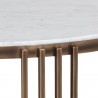 Sunpan Naxos Coffee Table - Closeup Top Angle