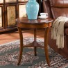 All Thing Cedar Round Tripod Table - Lifestyle
