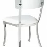 Sunpan Maiden Dining Chair - White - Set of Two - Back Side Angle - Sunpan Maiden Dining Chair - White - Set of Two - Back Side Angle