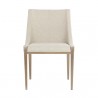 Sunpan Dionne Dining Chair in Monument Oatmeal - Front Angle