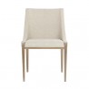 Sunpan Dionne Dining Chair in Monument Oatmeal - Front Angle