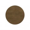 Sunpan Diaz End Table in Marble-Look Antique Brass - Top Angle