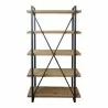 Moe's Home Collection Lex 5 Level Shelf - Natural - Front Angle - Moe's Home Collection Lex 5 Level Shelf - Natural - Front Angle