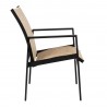 Woodard Hudson Sling Dining Armchair - Side