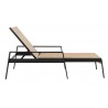 Woodard Hudson Sling Adjustable Chaise Lounge - Side