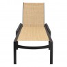Woodard Hudson Sling Armless Adjustable Chaise Lounge - Front