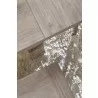 Essentials For Living Hudson Extension Dining Table in Natural Gray - Table Edge Top View - Essentials For Living Hudson Extension Dining Table in Natural Gray - Table Edge Top View