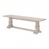 Essentials For Living Hudson Large Dining Bench - Angled