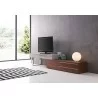 J&M Furniture CE Hudson TV Base Walnut and Taupe  - J&M Furniture CE Hudson TV Base Walnut and Taupe 
