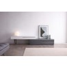 J&M Furniture CE Hudson TV Base-Grey and White Front 