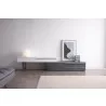 J&M Furniture CE Hudson TV Base-Grey and White Front  - J&M Furniture CE Hudson TV Base-Grey and White Front 