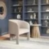 Zuo Modern Hull Accent Chair in Beige - Lifestyle 1 - Zuo Modern Hull Accent Chair in Beige - Lifestyle 1