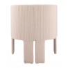 Zuo Modern Hull Accent Chair in Beige - Back View