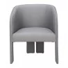 Zuo Modern Hull Accent Chair in Slate Gray - Front View - Zuo Modern Hull Accent Chair in Slate Gray - Front View