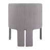 Zuo Modern Hull Accent Chair in Slate Gray - Back View