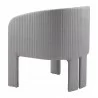 Zuo Modern Hull Accent Chair in Slate Gray - Back Left View - Zuo Modern Hull Accent Chair in Slate Gray - Back Left View