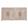 Essentials for Living Hunter Media Sideboard, Natural Gray Acacia - Front  Angle