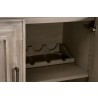 Essentials for Living Hunter Media Sideboard, Natural Gray Acacia - Detail