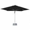 Hurricane 3.0m Square Umbrella- black - Hurricane 3.0m Square Umbrella- black