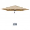Hurricane 3.4m Square Umbrella- Khaki - Hurricane 3.4m Square Umbrella- Khaki