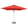 Hurricane 3.4m Square Umbrella- Red - Hurricane 3.4m Square Umbrella- Red