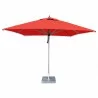 Hurricane 3.4m Square Umbrella- Red - Hurricane 3.4m Square Umbrella- Red