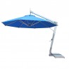 Hurricane 3.5m Round Side Wind Umbrella- Blue - Hurricane 3.5m Round Side Wind Umbrella- Blue