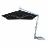 Hurricane 3.4m Square Side Wind Umbrella- Black - Hurricane 3.4m Square Side Wind Umbrella- Black
