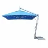 Hurricane 3.4m Square Side Wind Umbrella- Blue - Hurricane 3.4m Square Side Wind Umbrella- Blue