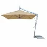 Hurricane 3.0m Square Side Wind Umbrella- Khaki - Hurricane 3.0m Square Side Wind Umbrella- Khaki