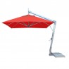 Hurricane 3.4m Square Side Wind Umbrella- Red - Hurricane 3.4m Square Side Wind Umbrella- Red