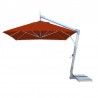 Hurricane 3.0m Square Side Wind Umbrella- terracotta - Hurricane 3.0m Square Side Wind Umbrella- terracotta