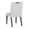 Sunpan Tory Dining Chair Light Grey - Back Side Angle