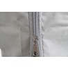 AZ Patio Heaters Tall Patio Heater Cover in Silver  - Zipper in Closeup Angle