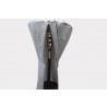 AZ Patio Heaters Tall Patio Heater Cover in Silver - Closeup Angle