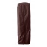 AZ Patio Heaters Table Top Glass Tube Patio Heater Cover in Mocha - Front Angle
