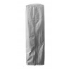 AZ Patio Heaters Table Top Glass Tube Patio Heater Cover in Silver - Front Angle